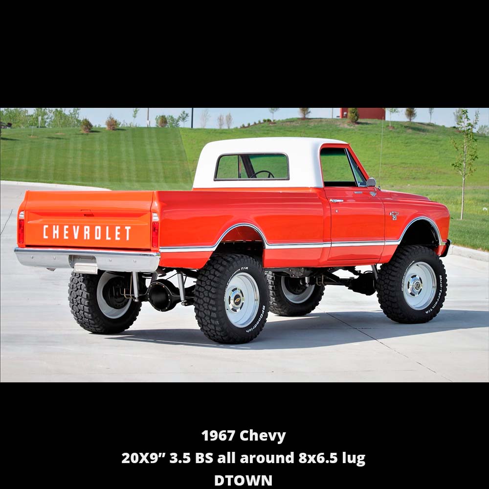 1967 Chevy 20x9" 8 LUG Dtown